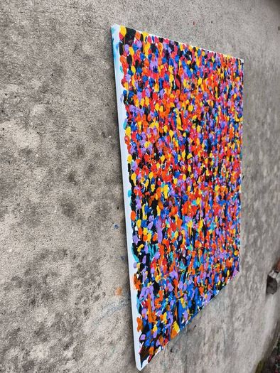 Broken Flowers  Original Abstract Painting