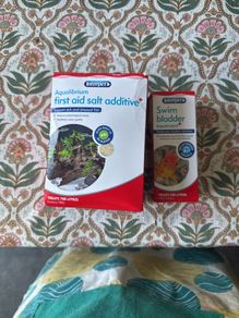 Fish treatment salt and bladder treatment for gold fish