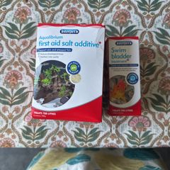 Fish treatment salt and bladder treatment for gold fish