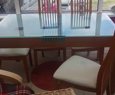 table and chairs
