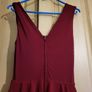 NEXT Jolie Moi maxi dark red ruffle dress 10 NEW Image 7