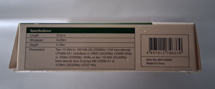 Aer Lingus Airbus A320 Die-Cast Model Airplane - 400Aviation 1:400 Scale EI-DEH