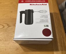 KitchenAid 7 speed Cordless RED Hand Mixer