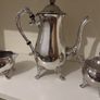 silver plated tea set Image 5