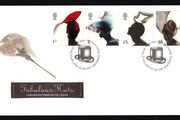 2001 Great Britain Fashion Hats Commemorative Stamps Royal Mail Addressed First Day Cover (FDC).