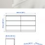 MALM Chest of 6 drawers Image 5