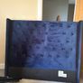 Navy Blue Velvet Double Bed Image 3