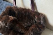 faux fur handbag