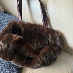 faux fur handbag