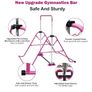 Gymnastics Bar Folding Gymnastics Equipment with Gymnastic Rings Adjustable Height Horizontal Bar for Kids/Home Girls/Children Ages 3-12 Years Image 3