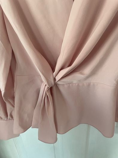 French Connection brand new Pink Laurel Crepe Peplum blouse size 8