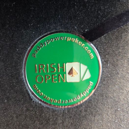 Irish Open poker tournament souvenir