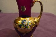 Vintage Murano Gold Flower Jug