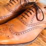Churchs Custom Grade Tan Brogue Oxford Shoes UK 10 Made in England Image 4