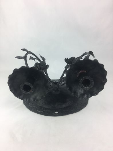 Vintage wall rose candleholder