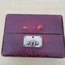 Antique leather case for small jewelry and a watch Image 5