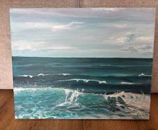 Original acrylic art painting on canvas 40 x 50 cm