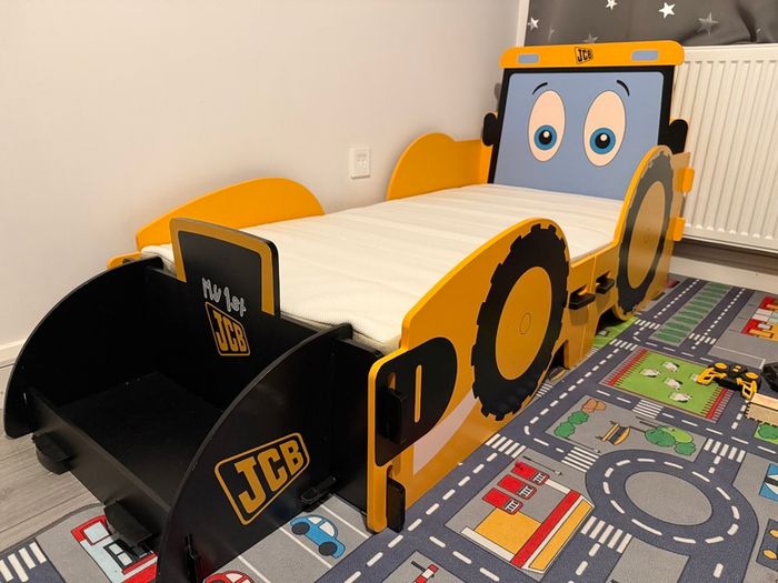 JCB Junior Toddler Bed - Tractor Bed