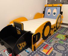 JCB Junior Toddler Bed - Tractor Bed