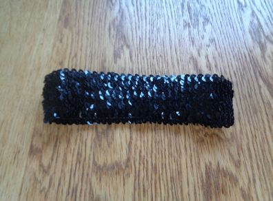 Black Glitter Hairband for Sale