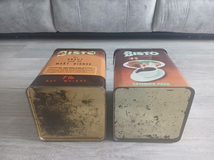 Bisto Gravy Retro storage tin's