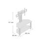 Alphason Century Cantilever 800 Stand Black - Adcec800blk Image 3