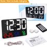 Digital Clock Large Display,11.5" Digital Calendar Alarm Clock with Wireless Remote Control Image 5