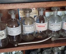 old Chemists Apothecary bottles