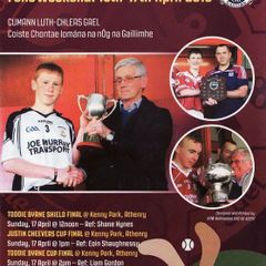 2016 GAA Galway Feile Hurling Programme