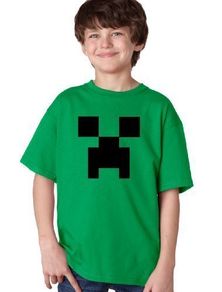Minecraft Creeper Kids T Shirts tees tops for minecrafter