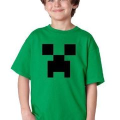 Minecraft Creeper Kids T Shirts tees tops for minecrafter