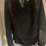 Coast black / pink details cape blouse size UK14 EU42 Perfect condition Postage included Image 3