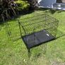 30" Double Door Dog Crate Image 2
