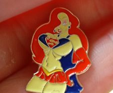 Jessica rabbit superman pin