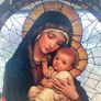 Suncatcher Mary & baby Jesus Image 5