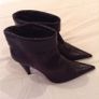 Lulu Guinness Black Leather Ankle Boots Image 3