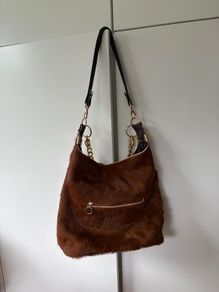 Cow hide handmade bag