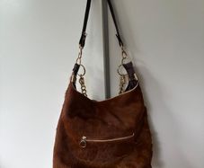 Cow hide handmade bag