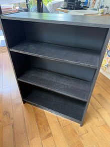 Black Wood Billy Bookcase