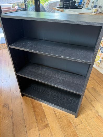 Black Wood Billy Bookcase