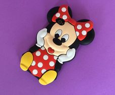 3D Minnie Mickey Mouse Soft Silicone Back Cover Case for iPhone 4/4s