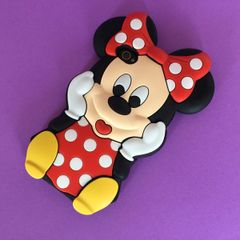 3D Minnie Mickey Mouse Soft Silicone Back Cover Case for iPhone 4/4s
