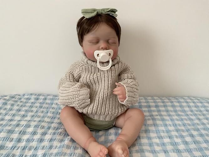 Reborn Baby Dolls Girls, 48CM Realistic Baby Doll, Full Silicone Babys, Real Iife Reborn Dolls, Lifelike Babys Doll For Girls With Accessories