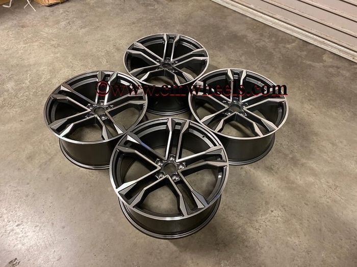 19" Inch SQ8 Audi style Alloy wheels A3 A4 A6 Golf Caddy Van Seat Leon Skoda 5x112