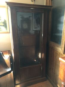 Mahogany gun cabinet