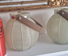Pair of Lantern Style Candle Holders