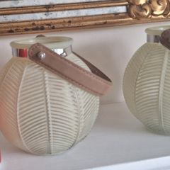 Pair of Lantern Style Candle Holders