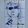Original Art  Interior Design Art Crittall contemporary Irish Art abstract painting Image 7