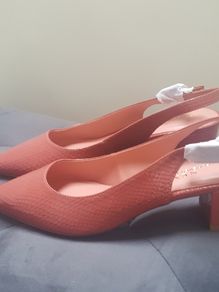 Size 7 Next heels dusty pink