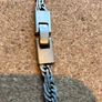 Sterling Silver 925 Woven/Braided Chain Link Necklace 19 inches long Image 5